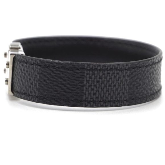 Louis Vuitton Damier-graphite Silver Bracelet - Picture 6 of 8